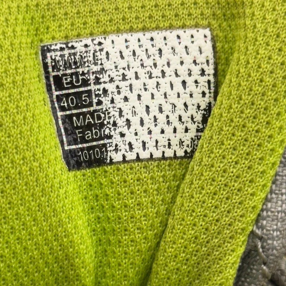 Keen Voyageur Hiking Shoes Brown Lime Green Leather Mesh Men 8 Women 9.5 EU 40.5